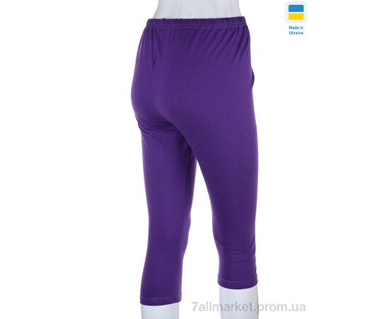 Фотография Бриджи женские Лето Бриджі х/б фіолетовий 2XL (2 шт. р.сетка One size) "VIOLA" недорого оптом от прямого поставщика, изображение 2