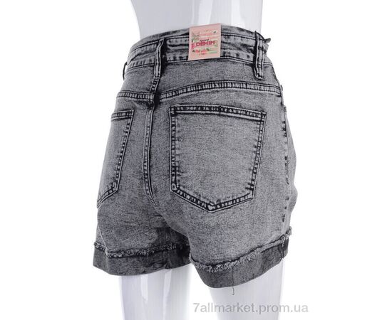 Шорти жіночі Літо 3-19 grey (6 шт. р.сітка25-30) "Baron" недорого оптом від прямого постачальника, зображення 2