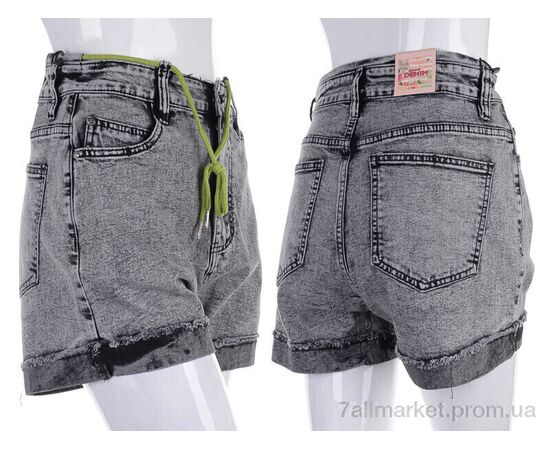 Шорти жіночі Літо 3-19 grey (6 шт. р.сітка25-30) "Baron" недорого оптом від прямого постачальника, зображення 3
