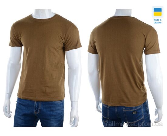 Фотография Футболка мужская Лето Футболка х/б койот батал (3 шт. р.сетка 56-60) "VIOLA" недорого оптом от прямого поставщика, изображение 3