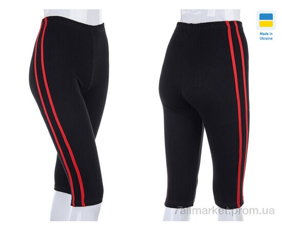 Фотография Бриджи женские Лето Бриджі смужка червоний (3XL) (2 шт. р.сетка One size) "VIOLA" недорого оптом от прямого поставщика, изображение 3