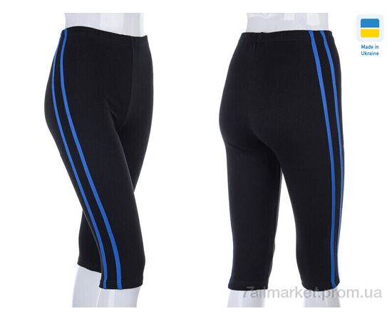 Бриджі жіночі Літо Бриджі смужка синій (4XL) (2 шт. р.сіткаOne size) "VIOLA" недорого оптом від прямого постачальника, зображення 3