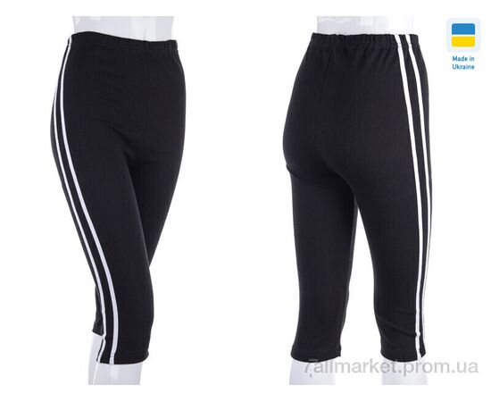 Фотография Бриджи женские Лето Бриджі смужка білий (5XL) (2 шт. р.сетка One size) "VIOLA" недорого оптом от прямого поставщика, изображение 3