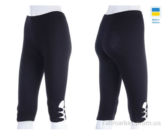 Фотография Бриджи женские Лето Бриджі 3 банти чорний норма (4 шт. р.сетка 44-50) "VIOLA" недорого оптом от прямого поставщика, изображение 3