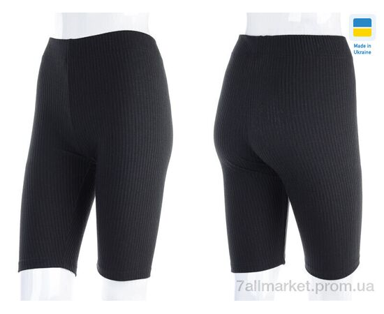 Фотография Велосипедки Лето Велотреки рубчик чорний батал (3 шт. р.сетка 52-56) "VIOLA" недорого оптом от прямого поставщика, изображение 3