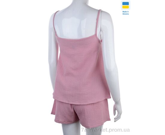 Фотография Пижама женская Весна/осень 2604 рожевий (3 шт. р.сетка S-L) "Nadia & Natali" недорого оптом от прямого поставщика, изображение 2
