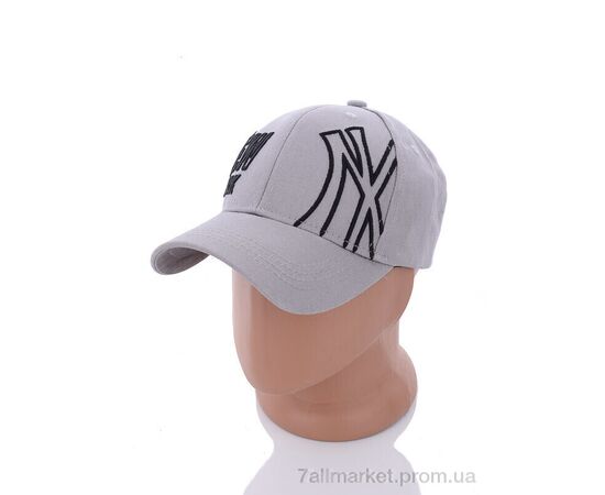 Фотография Кепка для мужчин Весна/осень PM013-1 grey (5 шт. р.сетка 57-59) "KUINH" недорого оптом от прямого поставщика, изображение 2