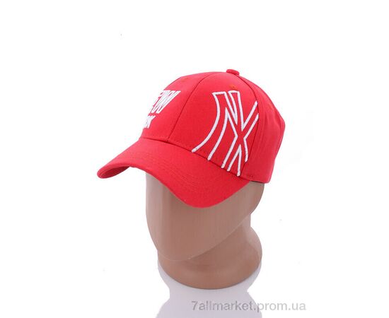 Фотография Кепка для мужчин Весна/осень PM013-2 red (5 шт. р.сетка 57-59) "KUINH" недорого оптом от прямого поставщика, изображение 2