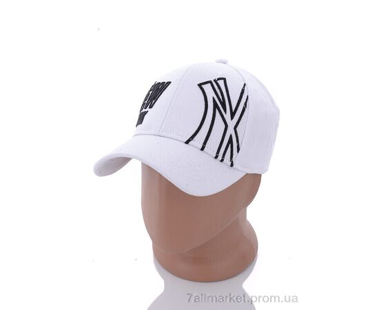 Фотография Кепка для мужчин Весна/осень PM013-4 white (5 шт. р.сетка 57-59) "KUINH" недорого оптом от прямого поставщика, изображение 2