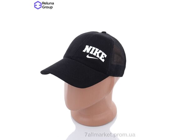 Кепка унісекс Літо WQ003-7 black (3 шт. р.сітка) "Reluna Group" недорого оптом від прямого постачальника, зображення 2