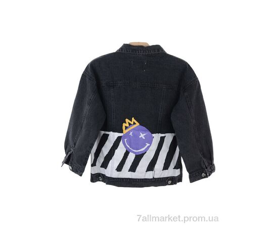 Фотография Куртка детская Весна/осень 3113-310701 black (5 шт. р.сетка 100-140) "Мир" недорого оптом от прямого поставщика, изображение 2