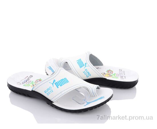 Шльопанці чоловічі пляжні Літо A003-7 (6 пар р.40-45) "DeMur" недорого оптом від прямого постачальника, зображення 2