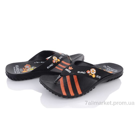 Шльопанці чоловічі пляжні Літо A003-12 (6 пар р.40-45) "DeMur" недорого оптом від прямого постачальника, зображення 2