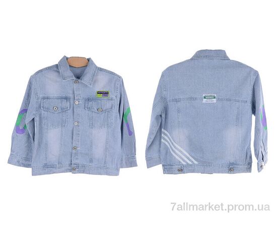 Фотография Куртка детская Весна/осень 3113-374682 blue (5 шт. р.сетка 100-140) "Мир" недорого оптом от прямого поставщика, изображение 3