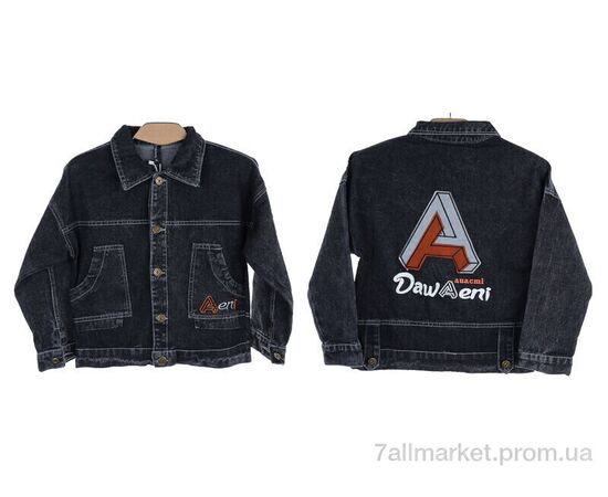 Фотография Куртка детская Весна/осень 3113-305 black (5 шт. р.сетка 100-140) "Мир" недорого оптом от прямого поставщика, изображение 3