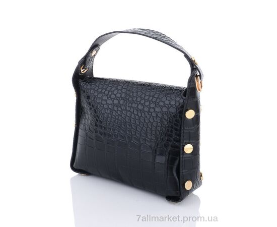 Жіноча сумка 2119-16 black 14*18*6 см, "David Polo" недорого оптом від прямого постачальника, зображення 2 Жіноча сумка 2119-16 black 14*18*6 см, "David Polo" недорого оптом від прямого постачальника, зображення 2