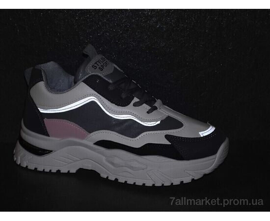 Фотография Кроссовки женские модные Весна/осень 23-60 (8 пар р.37-41) "Nayasitun" недорого оптом от прямого поставщика, изображение 2