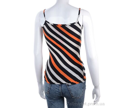 Фотография Майка женская Лето 233 orange (1 шт. р.сетка 34) "Vande Grouff" недорого оптом от прямого поставщика, изображение 2