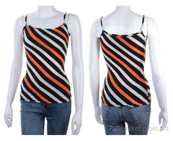 Фотография Майка женская Лето 233 orange (1 шт. р.сетка 34) "Vande Grouff" недорого оптом от прямого поставщика, изображение 3