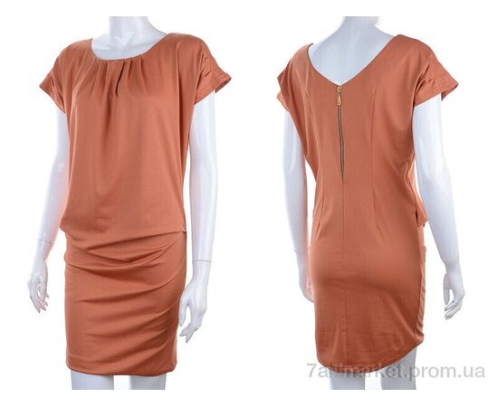 Фотография Платье женское Лето 600 orange (4 шт. р.сетка 38-42) "Vande Grouff" недорого оптом от прямого поставщика, изображение 3
