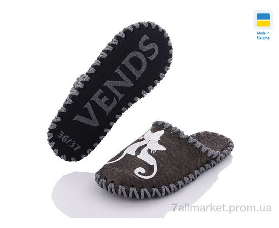 Тапки жіночі для будинку Весна/осінь 217W коричневий (9 пар р.36-41) "Active" недорого оптом від прямого постачальника, зображення 2