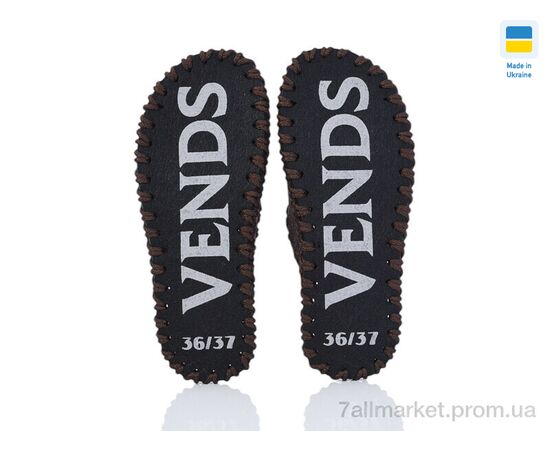 Тапки жіночі для будинку Весна/осінь 286W коричневий (9 пар р.36-41) "Active" недорого оптом від прямого постачальника, зображення 3