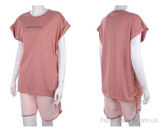 Фотография Женский костюм Лето 3176-009-3 pink (3 шт. р.сетка S-L) "Мир" недорого оптом от прямого поставщика, изображение 3