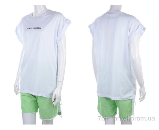 Фотография Женский костюм Лето 3176-009-4 white (3 шт. р.сетка S-L) "Мир" недорого оптом от прямого поставщика, изображение 3