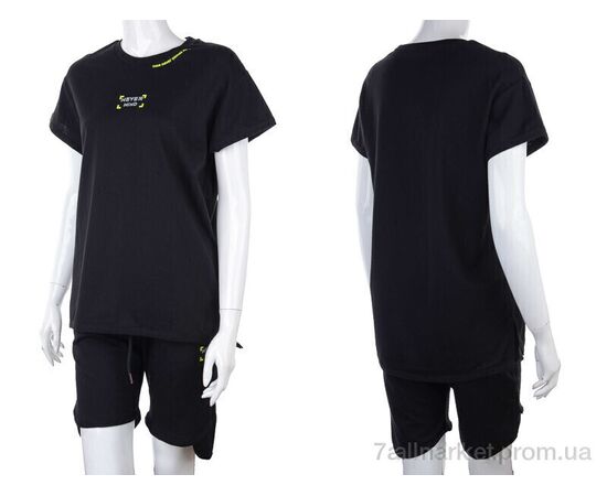 Фотография Женский костюм Лето 3176-010 black (3 шт. р.сетка S-L) "Мир" недорого оптом от прямого поставщика, изображение 3