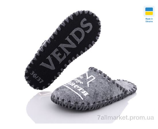 Фотография Тапки женские для дома Весна/осень 243W сірий (9 пар р.36-41) "Active" недорого оптом от прямого поставщика, изображение 2