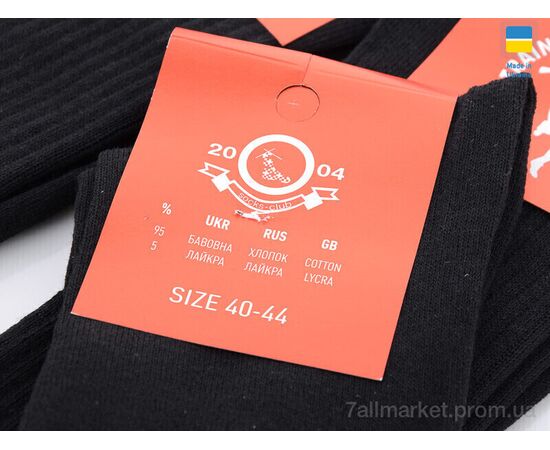 Шкарпетки для чоловіків Весна/осінь 1029 чорний (12 шт. р.сітка40-44) "Textile" недорого оптом від прямого постачальника, зображення 2 Шкарпетки для чоловіків Весна/осінь 1029 чорний (12 шт. р.сітка40-44) "Textile" недорого оптом від прямого постачальника, зображення 2