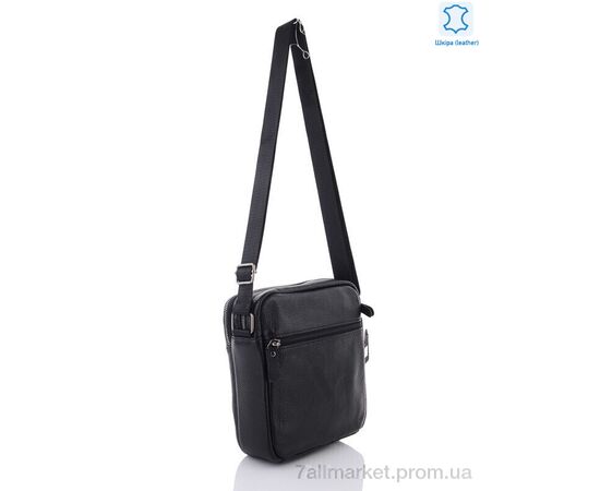 Сумка чоловіча 223 black 23*18*6 см, "Sunshine bag" недорого оптом від прямого постачальника, зображення 2
