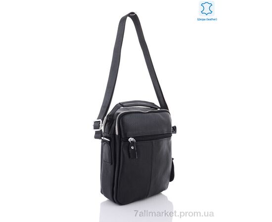 Сумка чоловіча 2218 black 25*20*5 см, "Sunshine bag" недорого оптом від прямого постачальника, зображення 2