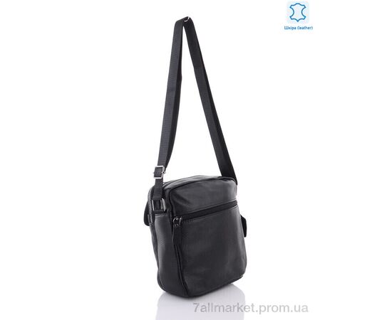 Сумка чоловіча 8016 black 23*18*6 см, "Sunshine bag" недорого оптом від прямого постачальника, зображення 2