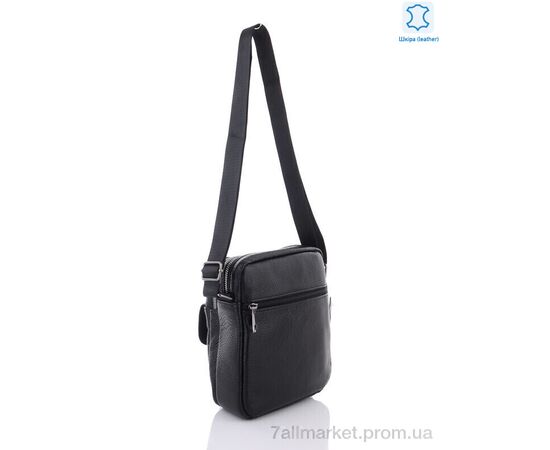 Сумка чоловіча 1108 black 23*19*5 см, "Sunshine bag" недорого оптом від прямого постачальника, зображення 2
