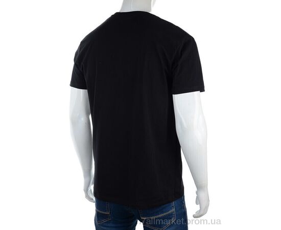 Фотография Футболка мужская Лето 3186-2928-1 black (4 шт. р.сетка M-2XL) "Мир" недорого оптом от прямого поставщика, изображение 2