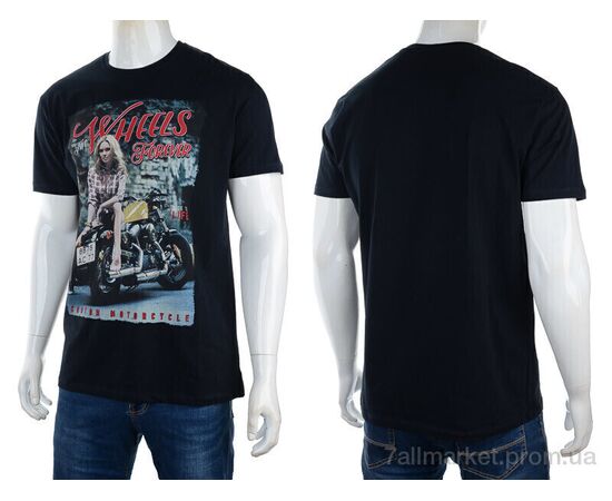 Фотография Футболка мужская Лето 3186-2928-2 navy (4 шт. р.сетка M-2XL) "Мир" недорого оптом от прямого поставщика, изображение 3