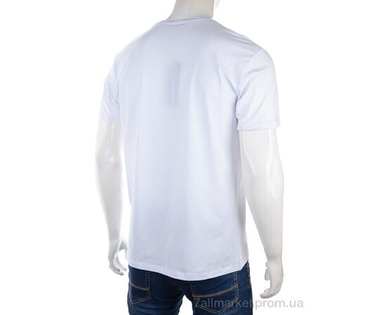 Фотография Футболка мужская Лето 3186-2928-5 white (4 шт. р.сетка M-2XL) "Мир" недорого оптом от прямого поставщика, изображение 2