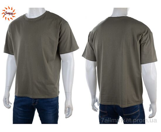 Футболка чоловіча Літо 002-2 olive (2 шт. р.сіткаL-XL) "Jumay" недорого оптом від прямого постачальника, зображення 3
