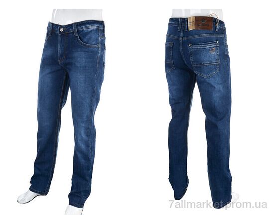 Джинси чоловічі Весна/осінь BR9311 blue (8 шт. р.сітка32-42) "Baron" недорого оптом від прямого постачальника, зображення 3
