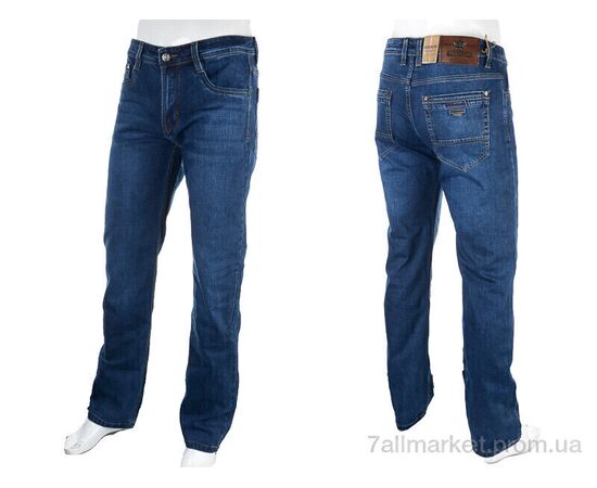 Джинси чоловічі Весна/осінь BR9309 blue (8 шт. р.сітка32-40) "Baron" недорого оптом від прямого постачальника, зображення 3