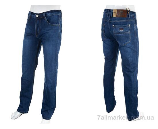 Джинси чоловічі Весна/осінь BR9308 blue (8 шт. р.сітка34-38) "Baron" недорого оптом від прямого постачальника, зображення 3