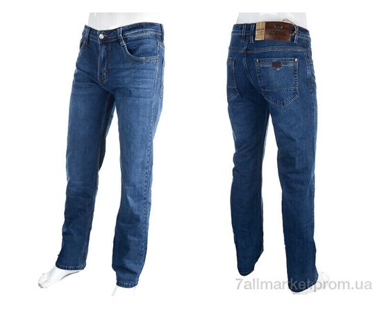 Джинси чоловічі Весна/осінь BR9310 blue (8 шт. р.сітка32-42) "Baron" недорого оптом від прямого постачальника, зображення 3