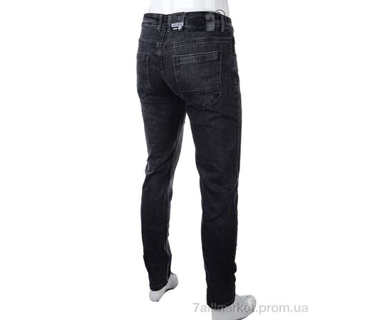 Джинси чоловічі Весна/осінь 7201 d.grey (8 шт. р.сітка29-38) "Baron" недорого оптом від прямого постачальника, зображення 2