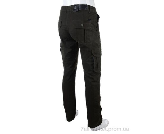 Джинси чоловічі Весна/осінь 8422-4 khaki (8 шт. р.сітка32-42) "Baron" недорого оптом від прямого постачальника, зображення 2