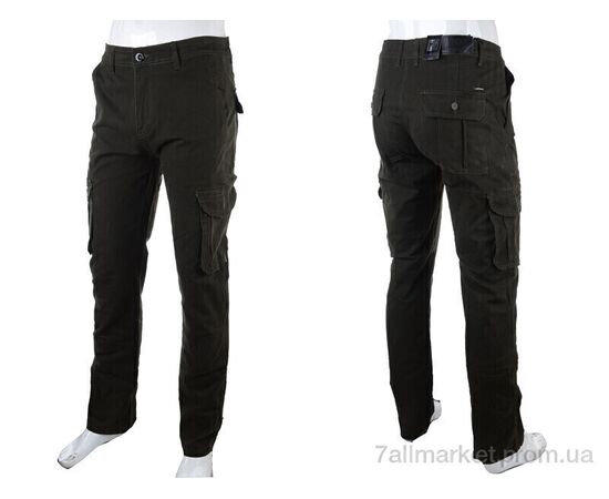 Джинси чоловічі Весна/осінь 8422-4 khaki (8 шт. р.сітка32-42) "Baron" недорого оптом від прямого постачальника, зображення 3