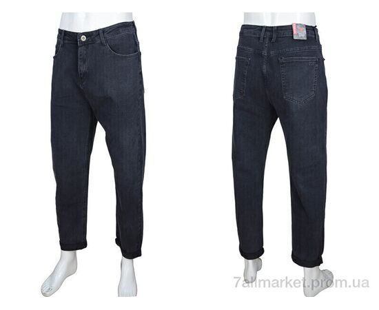 Джинси чоловічі Весна/осінь 8969 d.grey (8 шт. р.сітка28-36) "Baron" недорого оптом від прямого постачальника, зображення 3