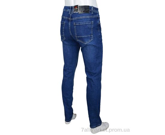 Джинси чоловічі Весна/осінь 8766 blue (8 шт. р.сітка34-38) "Baron" недорого оптом від прямого постачальника, зображення 2