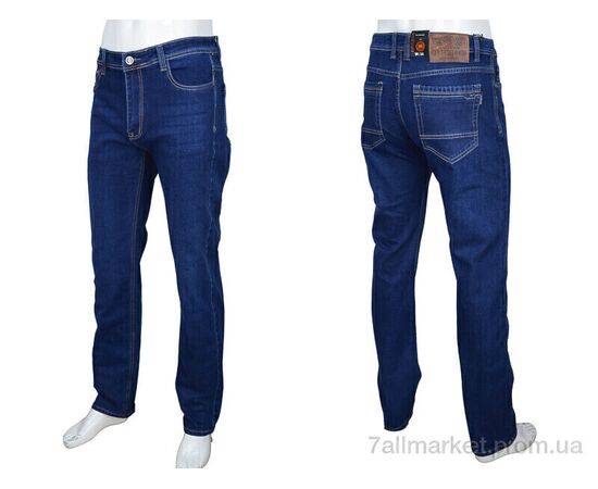 Джинси чоловічі Весна/осінь BR9249 blue (8 шт. р.сітка32-40) "Baron" недорого оптом від прямого постачальника, зображення 3