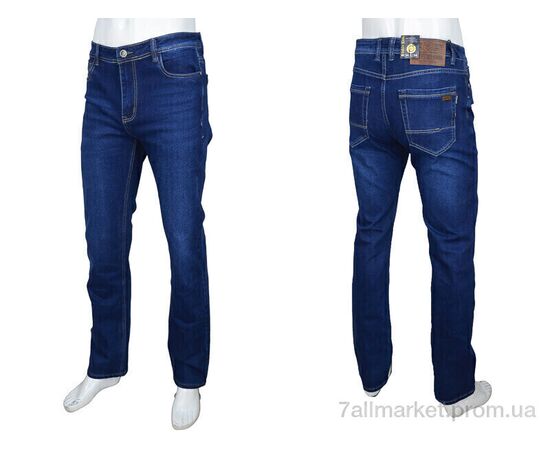 Джинси чоловічі Весна/осінь BR9241 blue (8 шт. р.сітка32-38) "Baron" недорого оптом від прямого постачальника, зображення 3